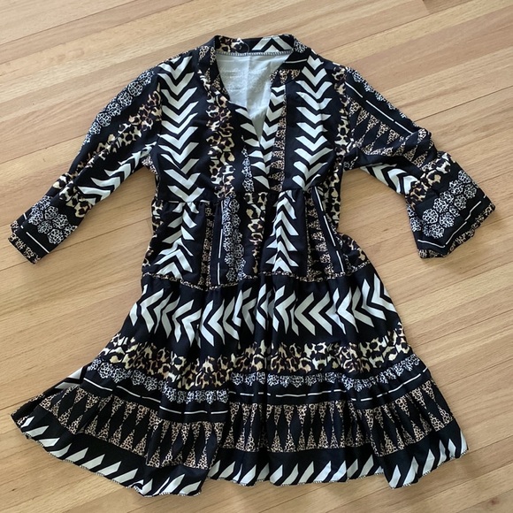 NWOT Tribal Bubble Dress - Picture 1 of 4